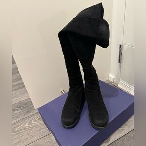 Stuart Whitman black knee high boots